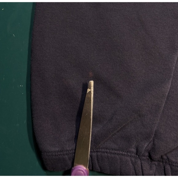 Vintage Y2K Aeropostale Sweatpants Women XL Low Rise Blue Pink Rhinestone Preppy - Picture 8 of 10